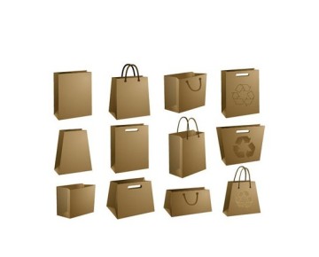 Patch Handle Sealing & Handle and Paper,paperboard kraft paper bag