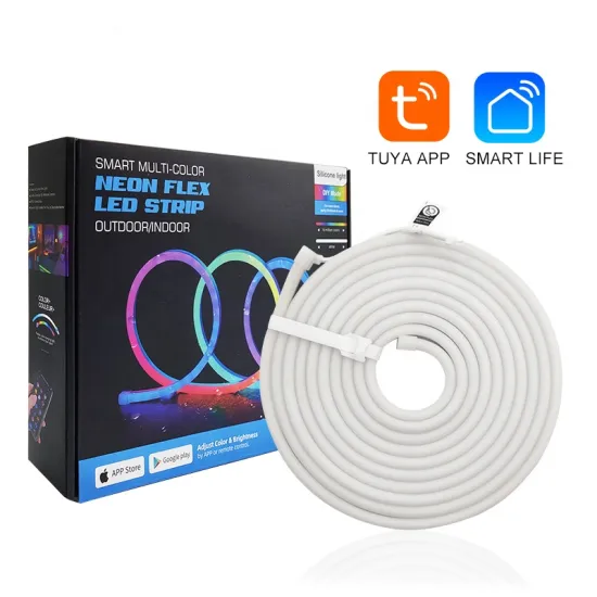 Magic Color-Changing Flexible LED Neon Strip Light with Tuya WiFi APP & IR Remote Control