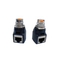 M12 4Pin D-Code an RJ45 Right Winkeladapter