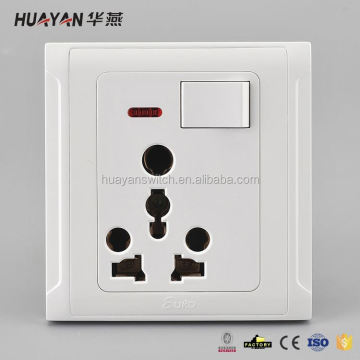 Different Types White Pakistan Wall Switch Socket