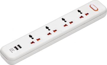 5 universal outlet extension socket with USB