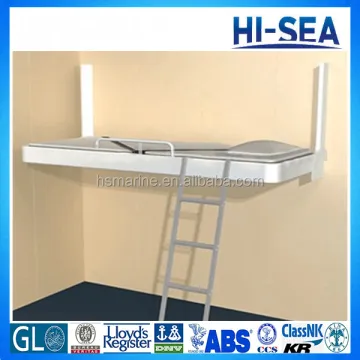 Offshore Marine Cabin Steel Wall Hanging Folding Single Bed