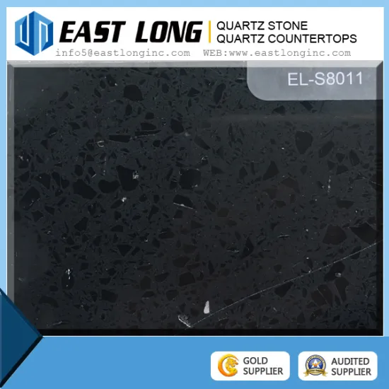 Black Starlight Quartz Stone, White Galaxy Quartz, Single Color Quartz Stone