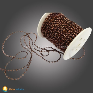 Two Cut Glass Beads String