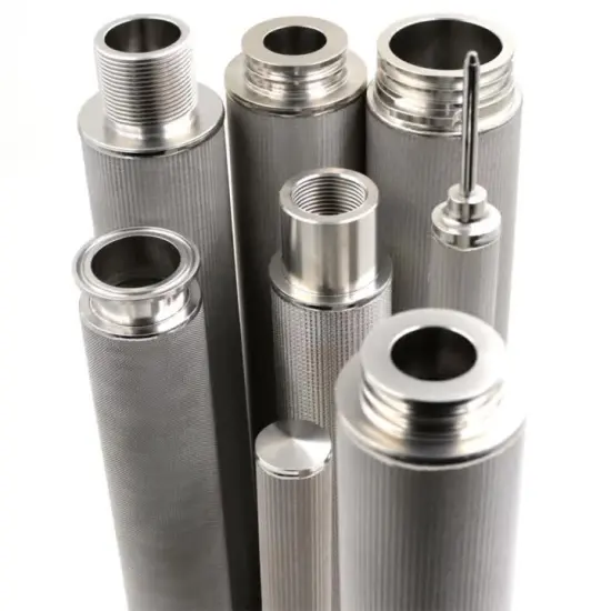 Industrial wire mesh filter element