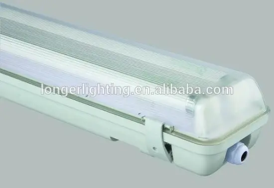Double tubes T8 fluorescent light fixture of IP65