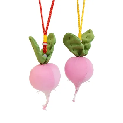 Handmade Radish Lucky Pendant Bag Hanging Ornament