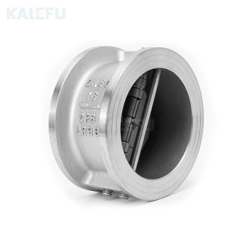 High-Quality 1.0-1.6Mpa Stainless Steel Wafer Type Butterfly Check Valve for Water, Gas, and Oil Transportation: Dual Plate Non-Return Disc Valve