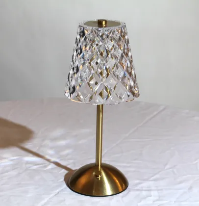 Crystal retro table lamps