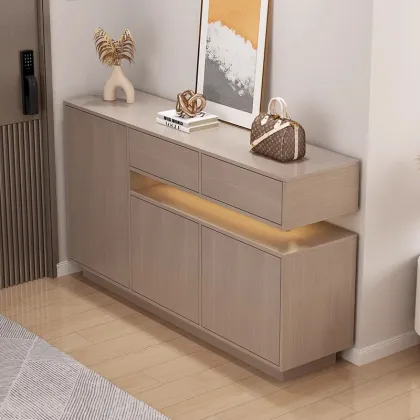 High Living Room Shoe Cabinet Household Door Entrance Cabinet