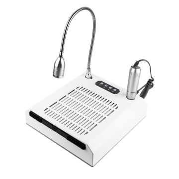 Professional Nail Art Kit: 3-in-1 Nail Dust Collector Machine, LED Light, and High-Power 30,000 RPM Nail Drill Machine