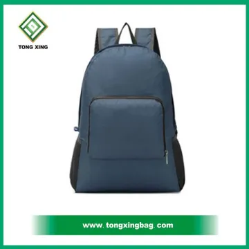 2015 New Design Fashion Light weight Fold Up Promotional Waterproof Foldable Backpack