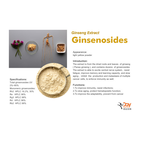 Ginseng Root Extract Ginsenoside Powder 80% Ginseng root extract Ginseng capsules Manufactory