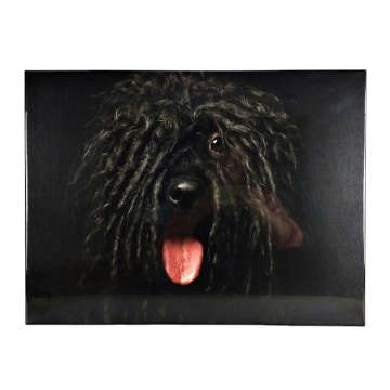 Crystal Dog Canvas Painting for Wall Decor