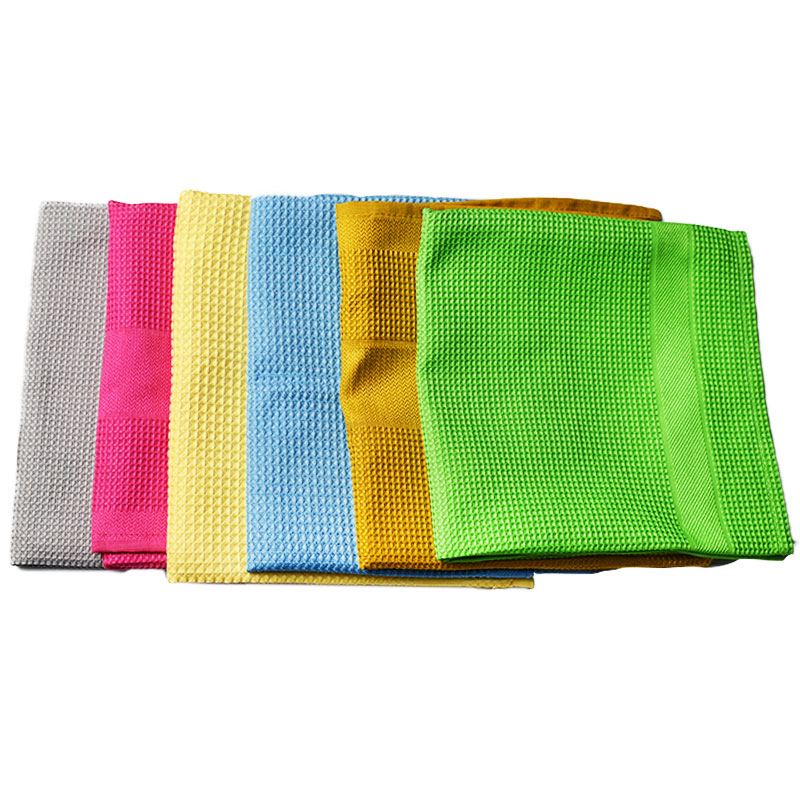 Terry Towel Waffle Kitchen Cloth Microfiber Towel 1 Jpg