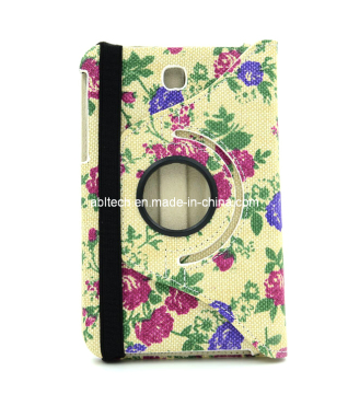 Grass Cross Patern Floral Print Leather Case for Samsung Galaxy Tab 3 7.0 P3200