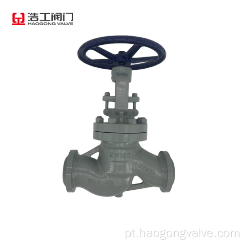 Globe Valve Casting Aço Butt Soldagem PN100 DN100