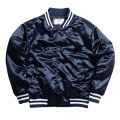 Hög kvalitet satin Varsity Jacka Herr grossist Custom