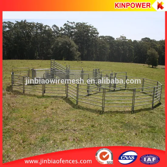 Hot dip galvanized cattle fence panel