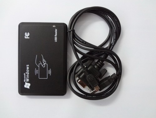 RS232 125khz RFID EM4100 Reader Proximity Sensor+ 2pcs White EM ID Card for Access Control
