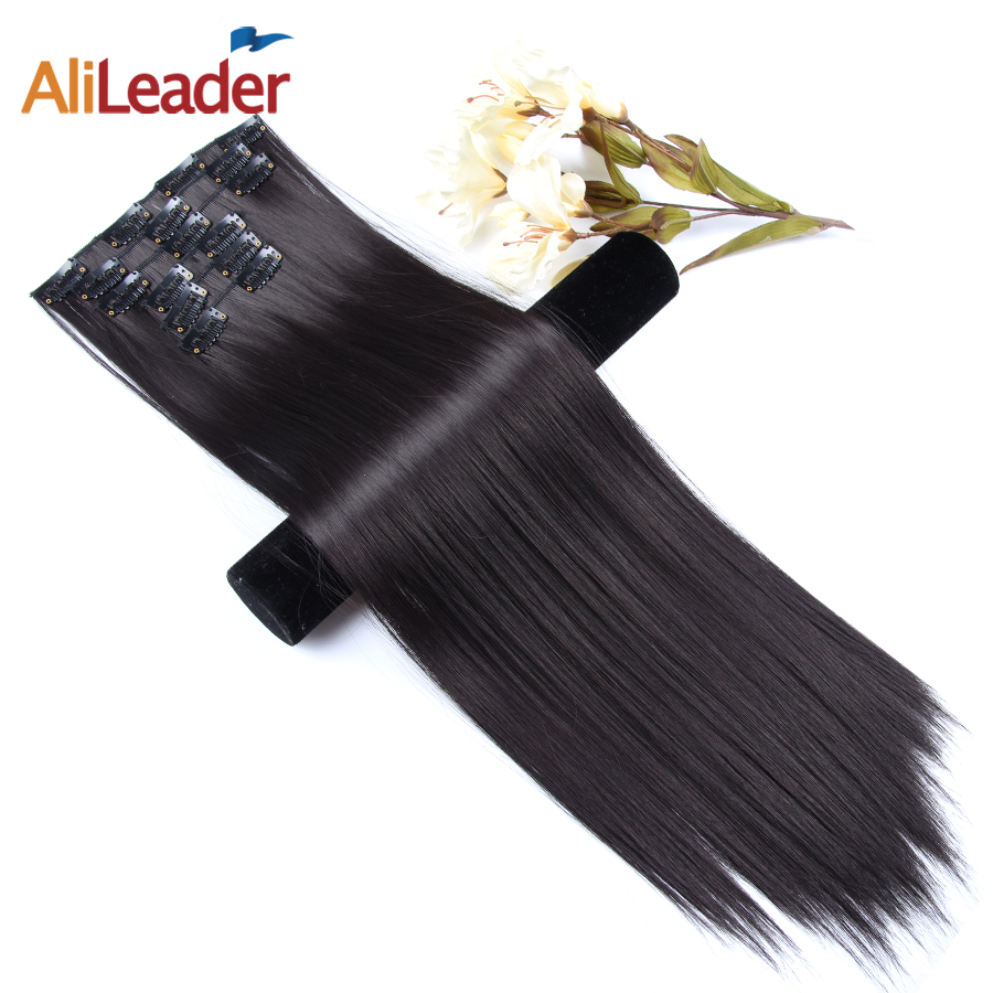 Highlight Synthetic 22Inch 16 Clips On Hair Extension