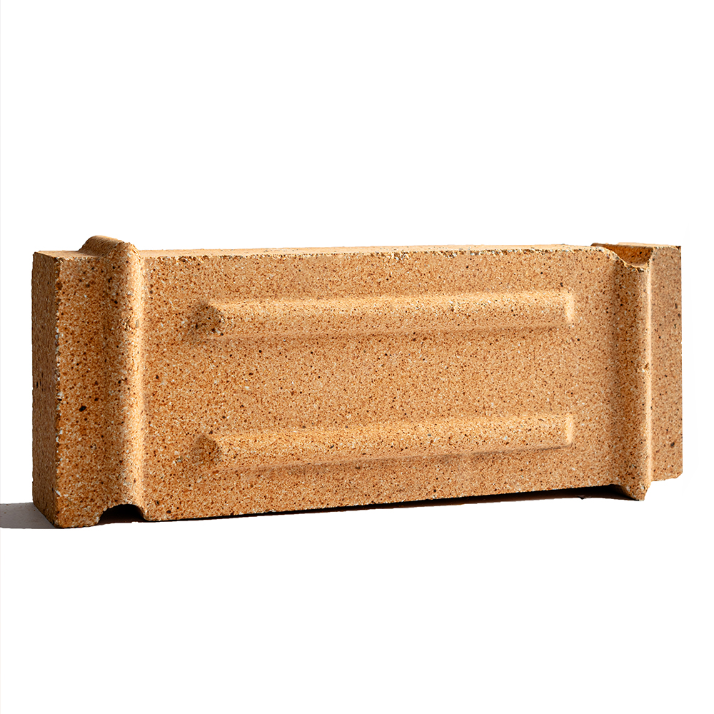 Low creep clay bricks Shaped bricks white