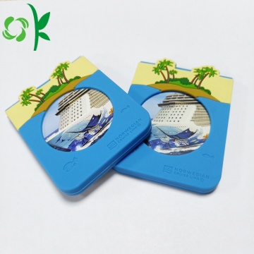 3D Blue Adhesive Mobile Cell Phone Card Holder