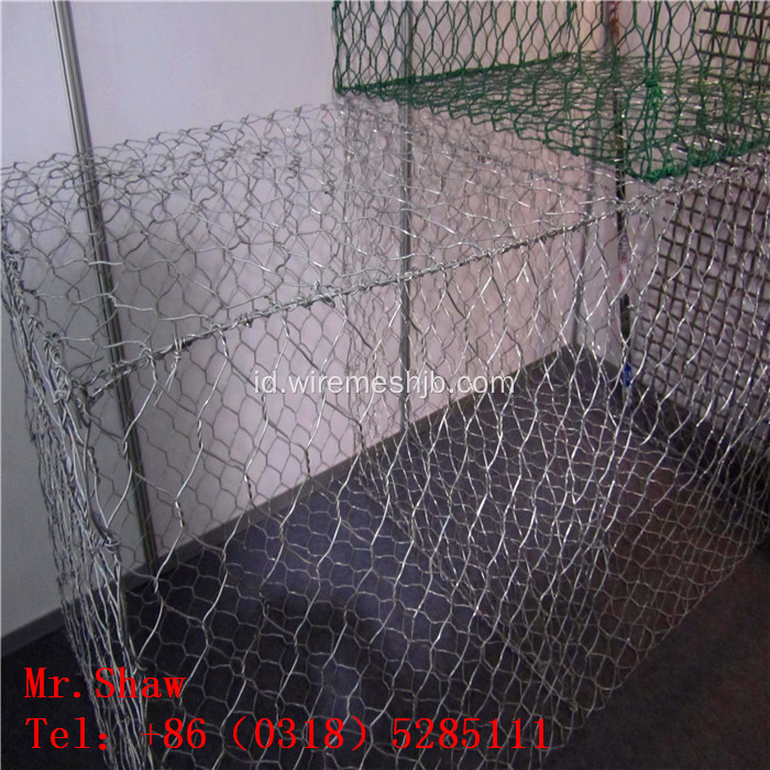 PVC Kotoran Ayam Ternak Hexagonal Wire Mesh