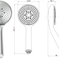 Best sell industrial energy conserving water efficient blister shower head