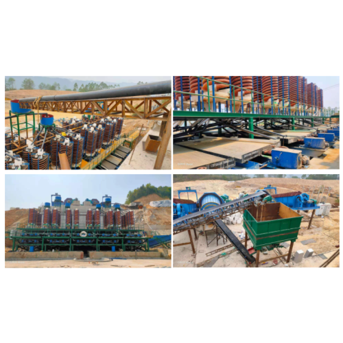 Gravity Separating Spiral Chute Separator Mineral Separator