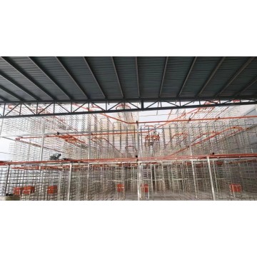 Solar hanging basket drying production line