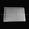 0.2ml 96 კარგად PCR Plate Half Skirt Clear არასამთავრობო სტერილური