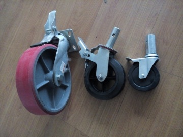 Mini Duty PU Swivel Side Mount Caster Wheels