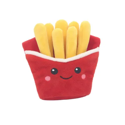 simulated food Burger Fries Shake Pizza dog toy