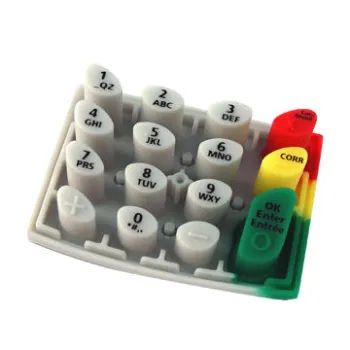 Standfard process screen printed graphics keypad