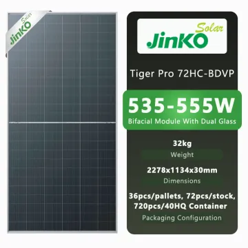 Jinko Solar Panels: High-Efficiency Tiger Pro N-Type Bifacial Modules with Dual Glass