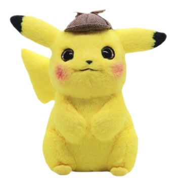 Cartoon Detective Pikachu gåvor: plyschleksaker, kast kuddar och soffa kuddar för flickor och barn