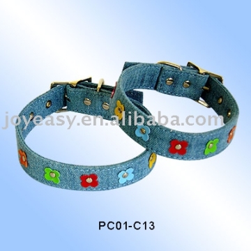 Jeans Dog Collar