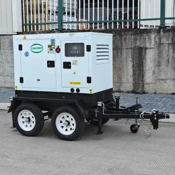 Silent Mobile Diesel Generators: 20KW to 50KW Water-Cooled Portable Generator Sets