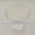 10oz clear pet cup recyclable for ice cream