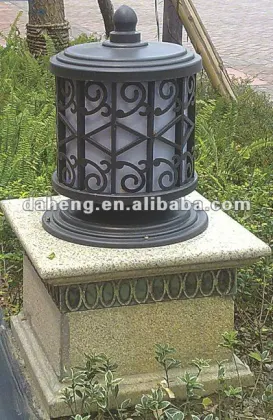 Modern Outdoor Aluminum Pillar Gate Lights
