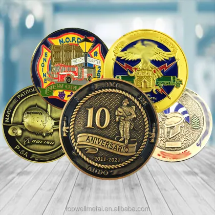 Custom quality delicate gold/silver commemorative coin