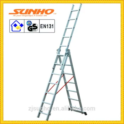 aluminum industrial triple extension little giant ladder