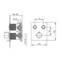 PONTUS 2F PUSP BUTTIN THERMOSTATION VALVE