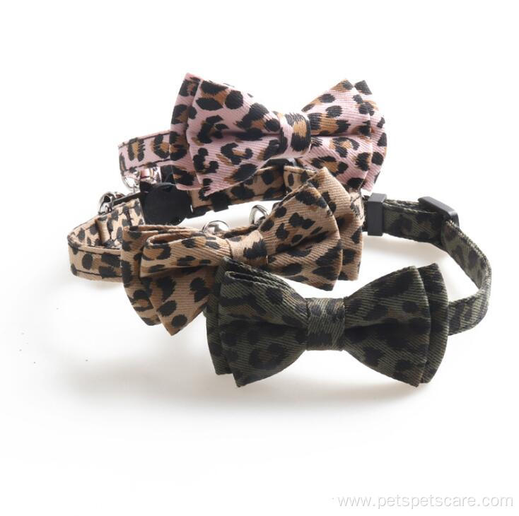 Friendly Luxury Cloth Pet Cat Bow Tie Collar
