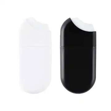 black color 20ml 15ml credit card shape plastic mist sprayer perfume bottle