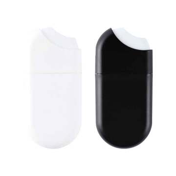 black color 20ml 15ml credit card shape plastic mist sprayer perfume bottle