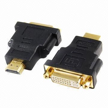 DVI σε προσαρμογέα HDMI, DVI θηλυκό 24 + 5 σε αρσενικό, HDMI 24K χρυσό επιμεταλλωμένα