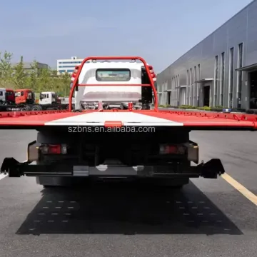 8 Tons ISUZU ELF 700P 20 Feet Platform Tow Truck with New Trailer System for Sale