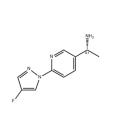 (R) -1- (6- (4-Fluoro-1H-pirazol-1-il-il) piridina-3-il) Ethan-1-amina CAS 2054317-97-2